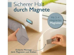 Beautissu Marin MM Zugluftstopper 6,5x80cm Hellgrau