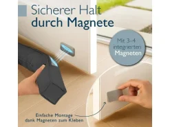 Beautissu Marin MM Zugluftstopper 6,5x80cm Anthrazit