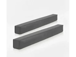 Beautissu Marin OM Zugluftstopper 6,5x130cm Anthrazit 2tlg