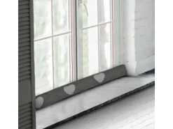 Beautissu Tuuli HR Zugluftstopper 8x100cm Anthrazit 2tlg