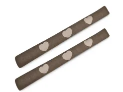 Beautissu Tuuli HR Zugluftstopper 8x120cm Braun 2tlg