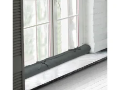 Beautissu Viento Zugluftstopper 10x100cm Anthrazit