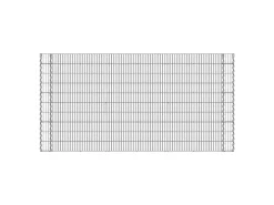 Bellissa Gabionen-Hochbeet Premium Verzinkt 200 cm x 75 cm x 100 cm