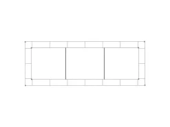 Bellissa Gabionen-Hochbeet Premium Verzinkt 200 cm x 75 cm x 100 cm