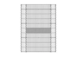 Bellissa Gabionen-Hochbeet Premium Verzinkt 200 cm x 75 cm x 100 cm