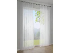 Bennetti Schlaufenschal Voile-Flock Weiß 140 x 245 cm