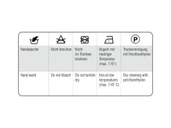 Bennetti Schlaufenschal Voile-Flock Weiß 140 x 245 cm