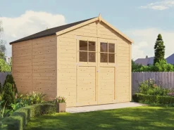 Bertilo Holz-Gartenhaus Osterbek 245 cm x 239 cm Natur FSC®