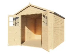 Bertilo Holz-Gartenhaus Osterbek 245 cm x 239 cm Natur FSC®