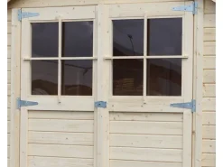 Bertilo Holz-Gartenhaus Osterbek 245 cm x 239 cm Natur FSC®