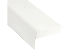 Bestlivings 390 cm Vorhangschiene mit Blende 2 Lauf Weiß / 1 x 120 cm & 3 x 90 cm