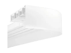 Bestlivings 390 cm Vorhangschiene mit Blende 2 Lauf Weiß / 1 x 120 cm & 3 x 90 cm