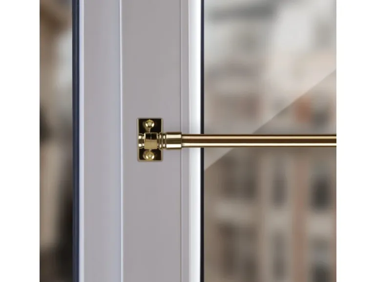 Bestlivings Cafehausstangen Messing Gold 50 bis 75 cm