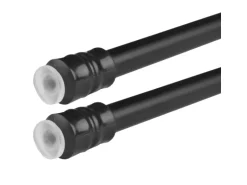 Bestlivings Klemmstangen mit Schraubtechnik Schwarz 60 bis 90 cm 2er Pack