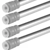 Bestlivings Klemmstangen mit Schraubtechnik Matt Silber 40 bis 60 cm 4er Pack