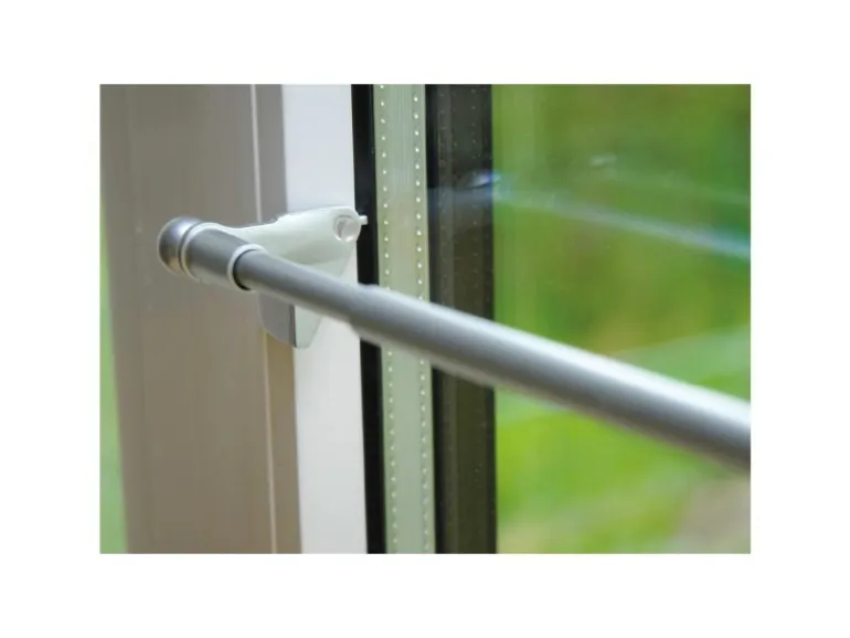 Bestlivings Klemmstangen Ausziehbar Matt Silber 100 bis 130 cm