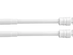 Bestlivings Klemmstangen mit Schraubtechnik Weiß 60 bis 90 cm 2er Pack