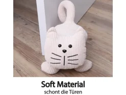 Bestlivings Türstopper Katze 25 x 20 cm Beige