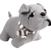 Bestlivings Türstopper Mops Bulldogge 25 x 20 cm Silber