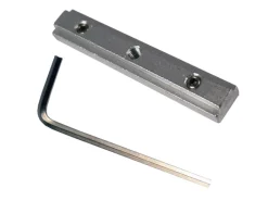 Bestlivings Vorhangschiene Aluminium Weiß 2 Lauf 90 cm