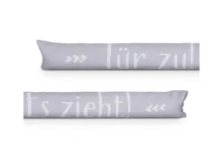Bestlivings Zugluftstopper Mit Spruch 95 cm x 12 cm Grau Spruch 1