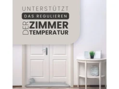 Bestlivings Zugluftstopper Tier 90 cm x 10 cm Hellgrau Katze