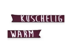 Bestlivings Zugluftstopper Mit Spruch 95 cm x 12 cm Bordeaux Spruch 1