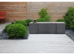 Beton U-Stein Grau 40 cm x 50 cm x 40 cm