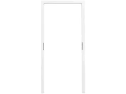 Blockzarge Dekor Uni Weiß ähnl. RAL 9010 (GA24) 73,5 cm x 198,5 cm x 4,5 cm Li