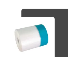 BMSC24 UV Masker Extra Abdeckband mit Klebeband 18m x 1,4m Transparent