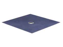 Bodenebenes verfliesbares Duschelement Rechteckig senkrechter Abl. 120 x 120 cm