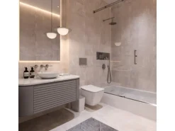 Bodenfliese Denver Feinsteinzeug Weiß Glasiert Matt Rektifiziert 30 cm x 60 cm