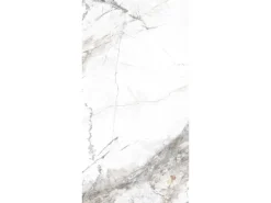 Bodenfliese Feinsteinzeug Weiß Glasiert Poliert 60 cm x 120 cm