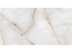 Bodenfliese Feinsteinzeug Weiß Glasiert Poliert 60 cm x 120 cm