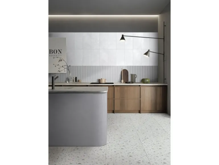 Bodenfliese Feinsteinzeug Materia Grau Matt 59,7 cm x 59,7 cm