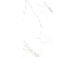 Bodenfliese Feinsteinzeug Weiß Glasiert Matt 60 cm x 120 cm