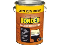Bondex Holzlasur für Außen Nussbaum seidenglänzend 4,8 l