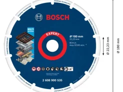 Bosch Expert Diamanttrennscheibe Metall 180 mm x 22,23 mm