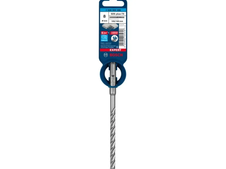 Bosch Expert SDS plus-7X Hammerbohrer Ø 8 mm 100/165 mm Länge