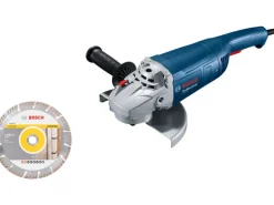 Bosch Professional Winkelschleifer GWS 20-230 P 2.000 W mit Diamantscheibe