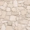 Bricoflor Bruchsteintapete in Creme Beige Mediterrane Stein Tapete in Maueroptik Naturstein Wandtapete aus Papier für Wohnzimmer und Schlafzimmer