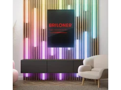 Briloner LED Band Pimp your Panel Ergänzungs-Set RGB+W Dimmbar 2,6 m Weiß