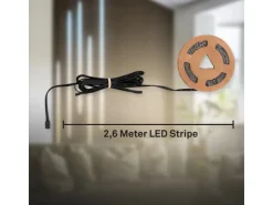 Briloner LED Band Pimp your Panel Ergänzungs-Set Dimmbar CCT 2,6 m Weiß