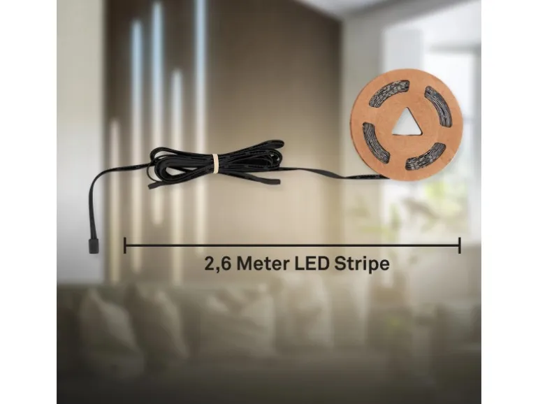 Briloner LED Band Pimp your Panel Ergänzungs-Set Dimmbar CCT 2,6 m Weiß