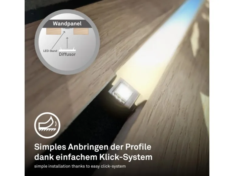 Briloner LED Band Pimp your Panel Ergänzungs-Set Dimmbar CCT 2,6 m Weiß