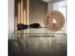 Briloner LED Band Pimp your Panel Ergänzungs-Set Warmweiße Lichtfarbe 2,6 m Weiß