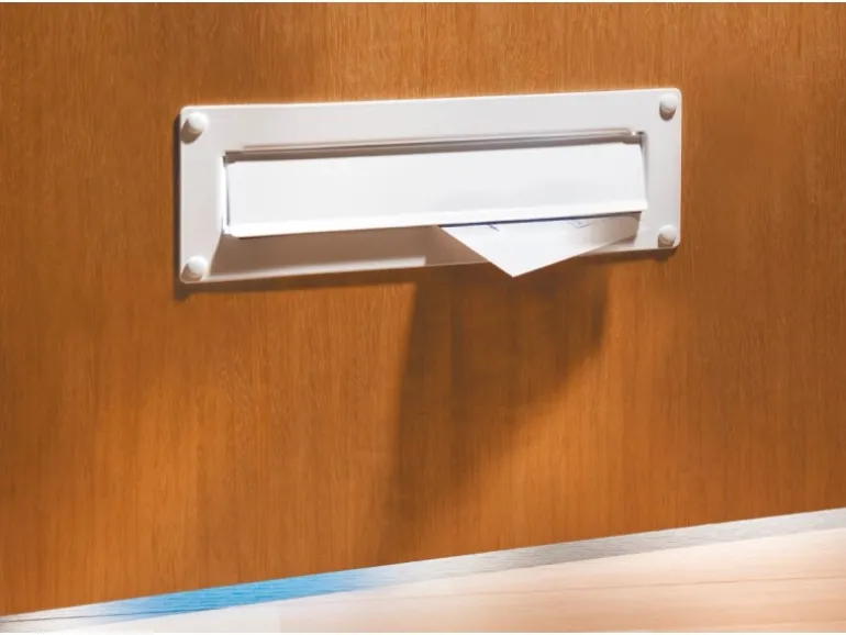 Burg Wächter Außeneinwurfblende Porta 796 Weiß