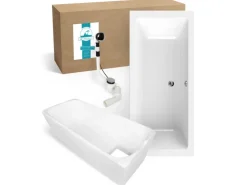 Calmwaters Duowanne Modern Select 180x80 cm Set Wannenträger & Ablaufgarnitur 99000158