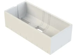 Calmwaters Duowanne Modern Select 180x80 cm Set Wannenträger & Ablaufgarnitur 99000158