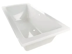 Calmwaters Duowanne Modern Square 2 190x90 cm Set Wannenträger & Ablaufgarnitur 99000013